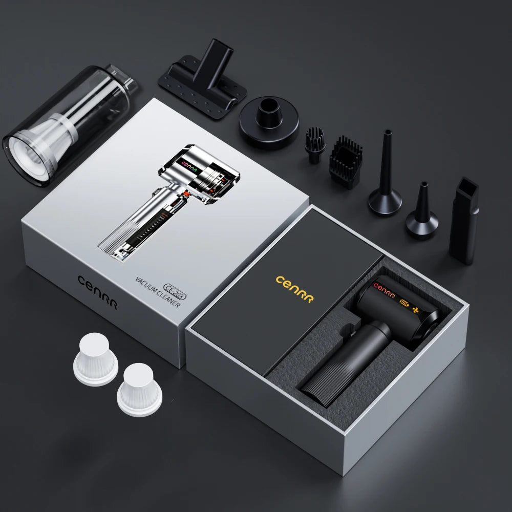 35000PA Wireless Car Vacuum Cleaner | Handheld Cordless for Auto & Home close-up view