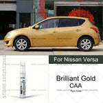 For Nissan Versa Bluish Black B20 Gold CAA Gray Ivory White Car Paint Repair Pen To additional angle