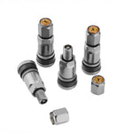 4pcs Universal Metal Car Motorcycle Tubeless Wheel Tyre Valve Stems Caps | Aluminum additional angle
