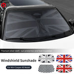 Car Front Windshield Sunshade UV Blocking Cover | For Mini Cooper F56 F60 R56 R60 J01 J05
