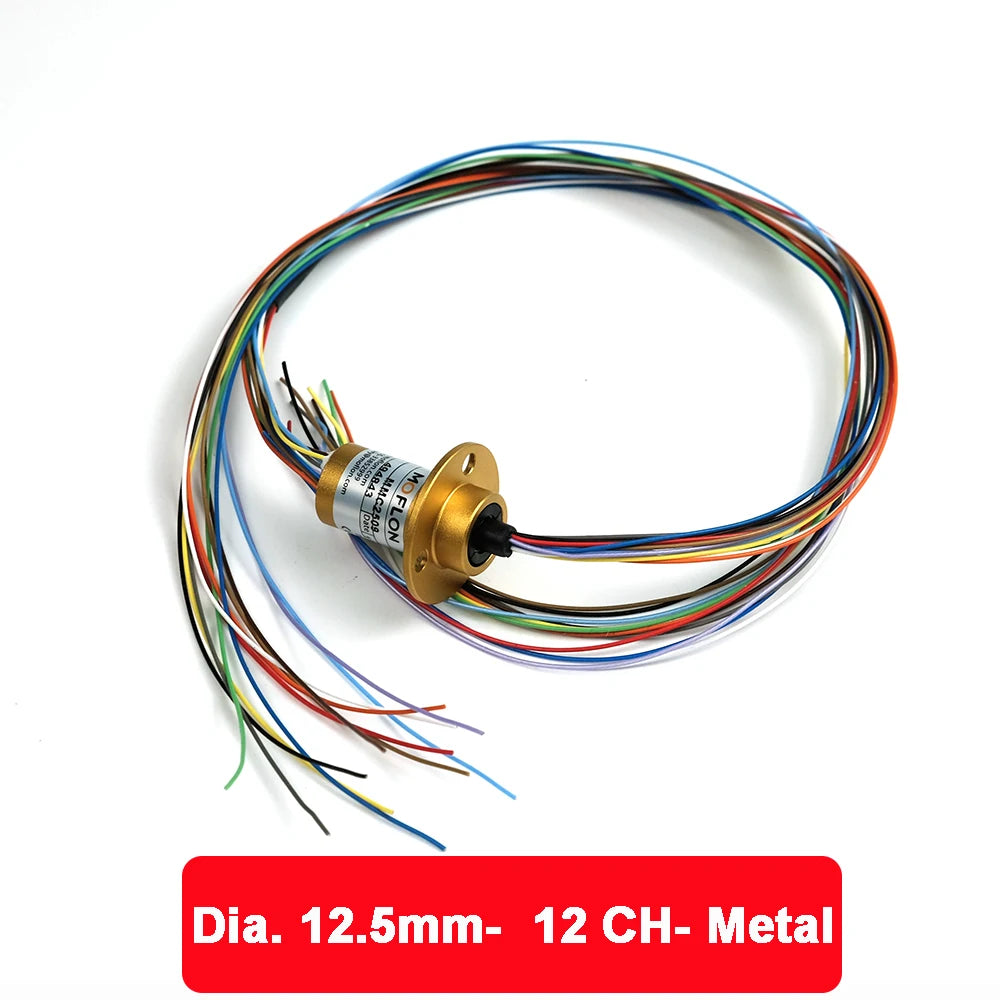 Micro Slip Ring 12.5mm 2/4/6/8/12/18 Channel For RC Excavator DIY Gimbal lifestyle view