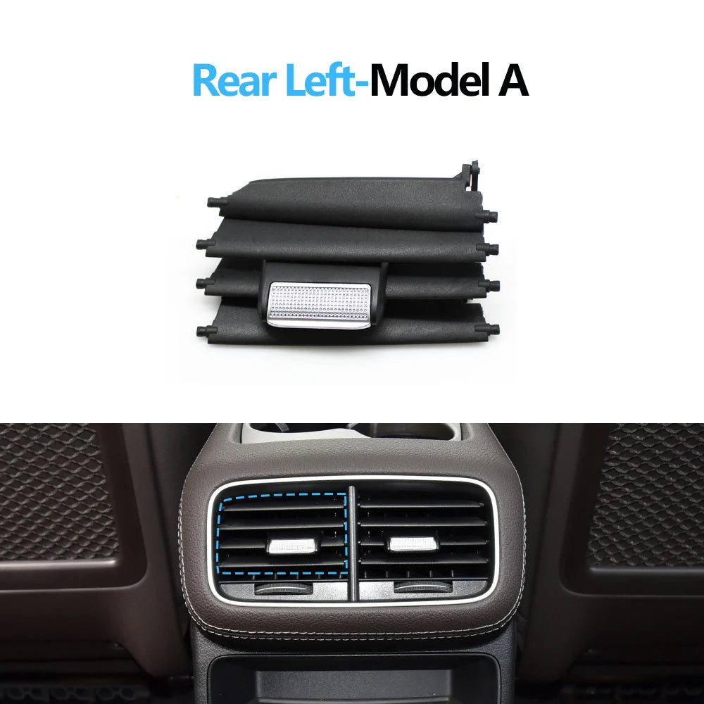Car Rear Console Air Vent Outlet Grille AC Tab Clip Repair Kit Outer Frame For Benz  GLS GLE W167 350 400 450 500 580 2020-2025