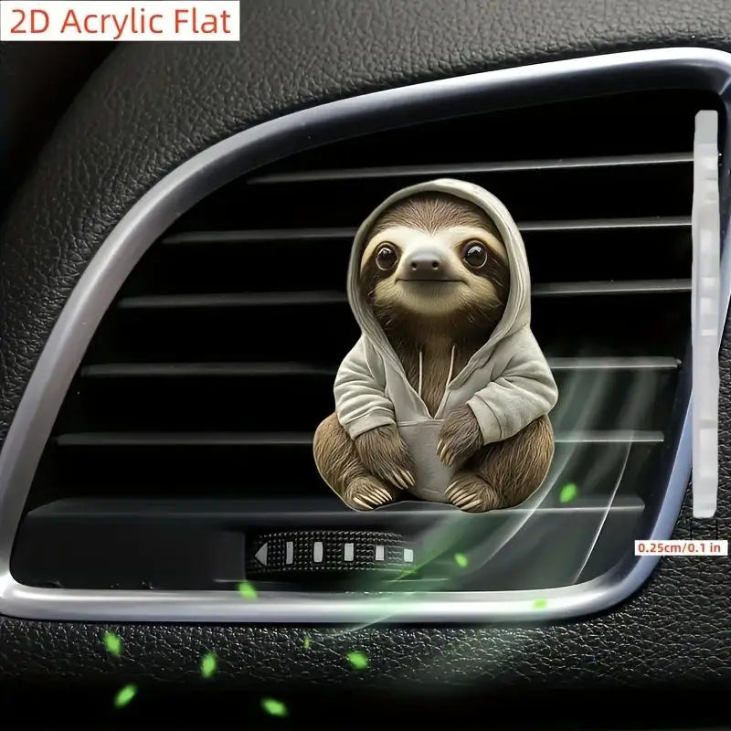 Car Outlet Vent Perfume Clips | 2D Air Freshener Diffuser for Car Interior Decoration close-up view