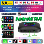 Carlinkit Ai Box Android 13 Led Wireless Android Auto & CarPlay Smart Tv Box QCM6225 S close-up view