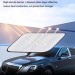 Front Windshield Sunshade Cover For Audi A5 2007-2026, UV Block, Heat Insulation, Interi detail view