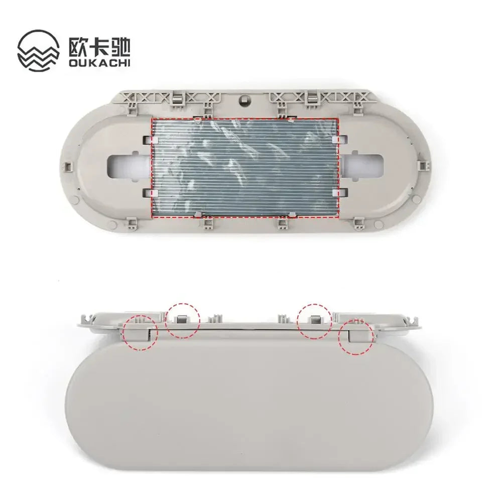 Car Sun Visor Sunshade Panel Makeup Mirror Cover Replacement For BMW MINI Cooper S One JCW F55 F56 2015-2022 51167366950