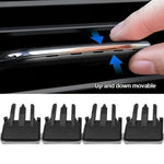 2/4Pcs Car Dashboard Air Conditioner Outlet Pick AC Vent Grille Tab Clip Replacement Accessories Kit For Toyota Corolla 07-13