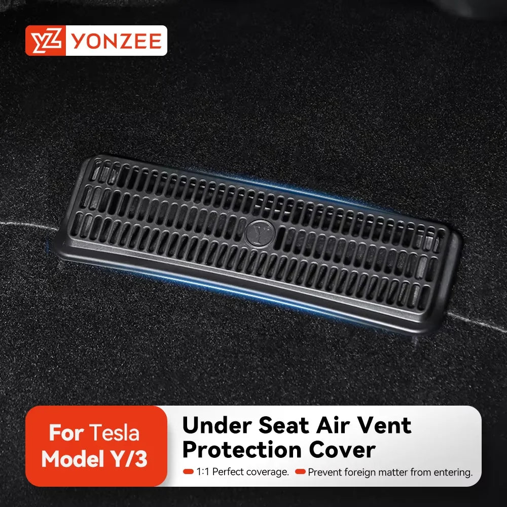 YZ For Tesla Model 3 Y Highland Juniper 2021-2025 Under Seat Air Outlet Cover Air Conditioning Air O
