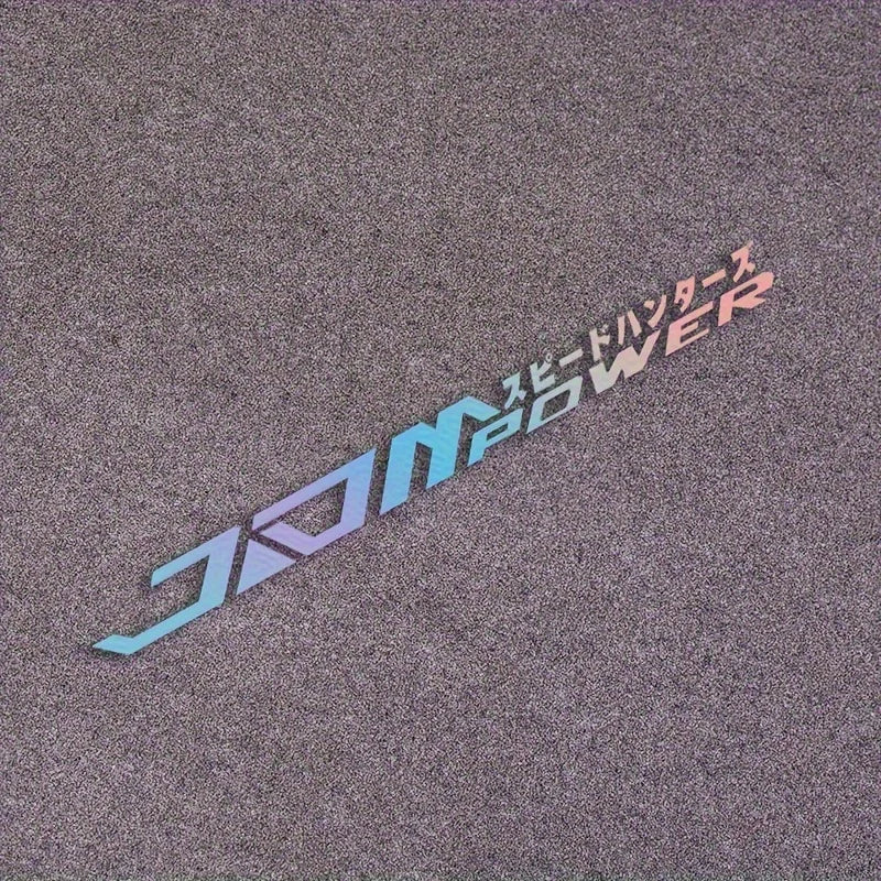 JDM Style Windshield Decal | Large 98.5cm Vinyl Car Sticker additional angle