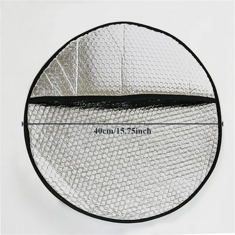 Foldable Silver Aluminum Foil Car Windshield Sunshade Anti-UV