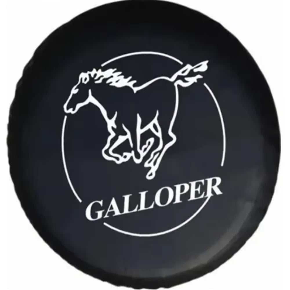Custom Spare Tire Cover for SUV Truck Jeep | Mountain River PVC 13-18 Inch additional angle