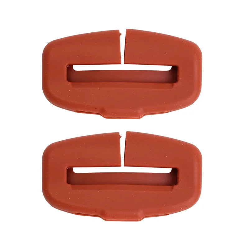 Auto Seat Belt Clip Silicone Sleeve Buckle Protector Anti Collision Pads Interior Panel Scratch Guard Car Styling Accessories