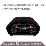 12.3-inch Digital Dashboard for BMW F30 F31 F34 F32 F33 F36 2013-2020 | LCD Instrumen alternate view
