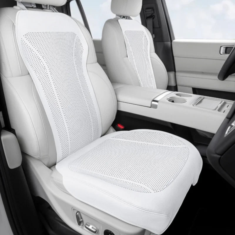 Breathable Leather Car Seat Cover Universal Front Seat Protection Cushion Luxury Car Interior Backre