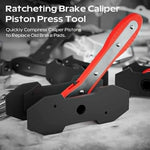 Brake Caliper Press Compression Tool 360 Degree Swing Ratchet Expander Wrench Durable Car Pad Press Ratchet Piston Spreader