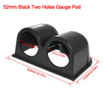 52mm 8-in-1 Car Gauge Set | Water Temp Oil Temp Oil Pressure Voltmeter Vacuum Tachomet close-up view