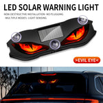 Solar Powered Car Neon Light Wireless Cool DEMON EYE Led Ambient Light Suction Cup USB Rechargeable