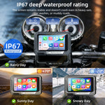 Dual 1080P Motorcycle DVR | Full Body Waterproof Moto Camera with WiFi GPS and Dash additional angle