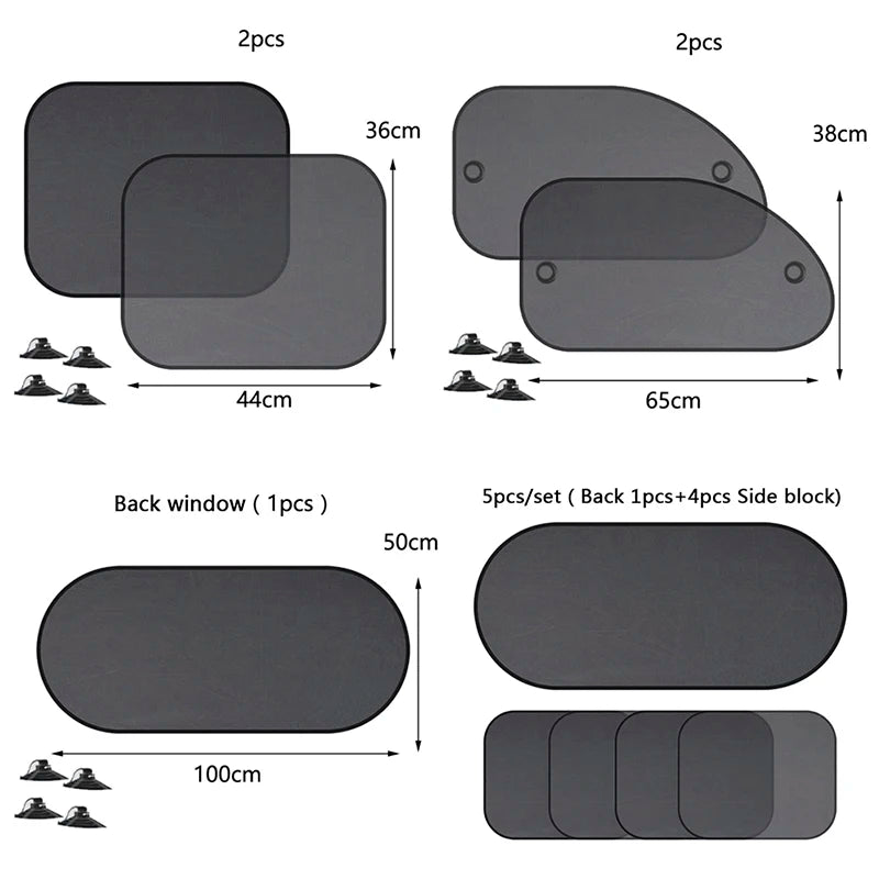 Car Window Sunshade Cover Block For Kids Car Side Window Shade Cling Sunshades Sun Shade Cover Visor Shield Screen