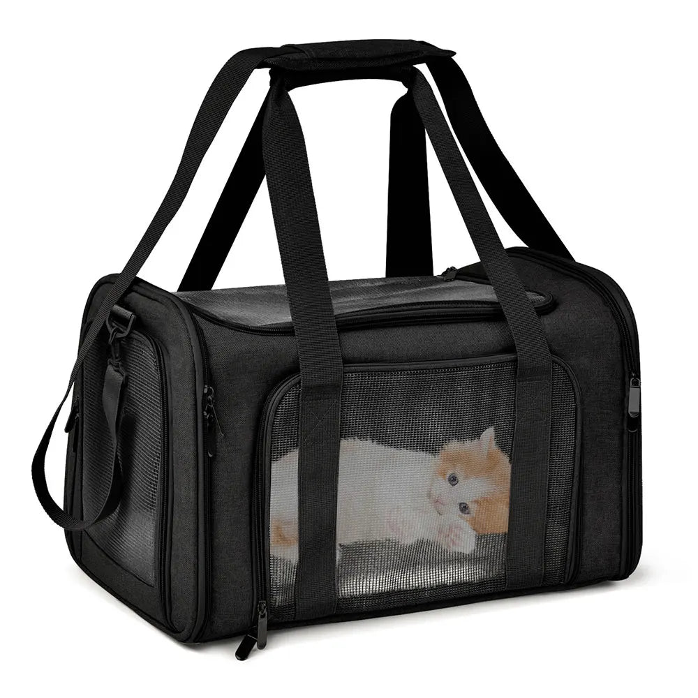 Soft Side Pet Carrier Backpack | Airline Approved Travel Bag for Small Dogs and Cats alternate view
