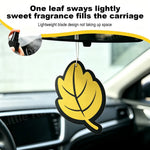 1+5 Vanilla Ice Cream Scent Air Freshener Bundle - 1 Spray + 5 Hanging Car Air Freshener Leaves, Odor Eliminator for Vehicle