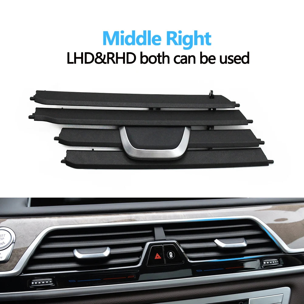 Car Front Middle Left Right Air Vent Outlet Grille AC Slide Clip Repair Kit For BMW 7 Series G11 G12 730Li 740Li 750Li M760Li