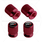 For Leon Racing Flag Emblem 5F MK2 MK3 FR VZ5 Race Flag 4Pcs Aluminum Car Tire Valve alternate view