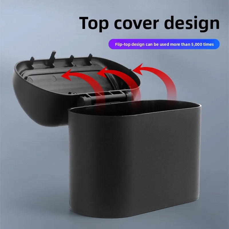 Multifunctional Car Trash Can for Door & Seat Back Large Capacity Hanging Storage Organi detail view