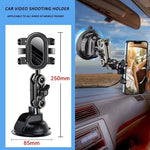 Car Phone Mount Video Recording | Universal Magic Arm Suction Holder for Windshield Vlog detail view