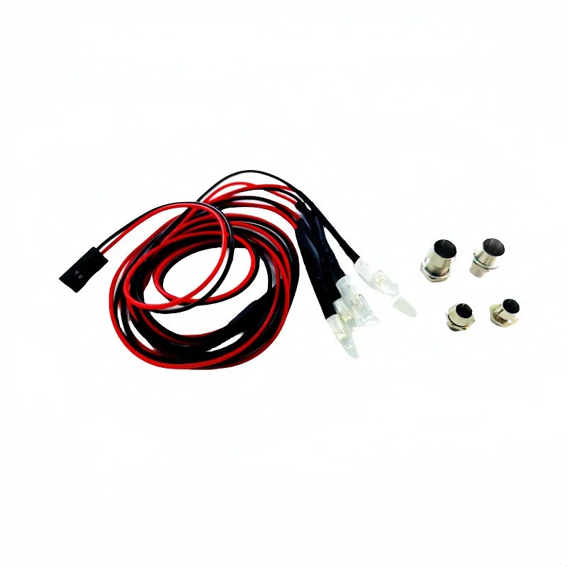 RC LED Lights 3mm 5mm Red White Blue Remote Control close-up view