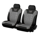 Car Seat Cover Full Set Universal Polyester Butterfly Pattern Embroidery additional angle