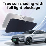 Titanium Silver Car Windshield Sunshade Foldable Parasol UV Protection