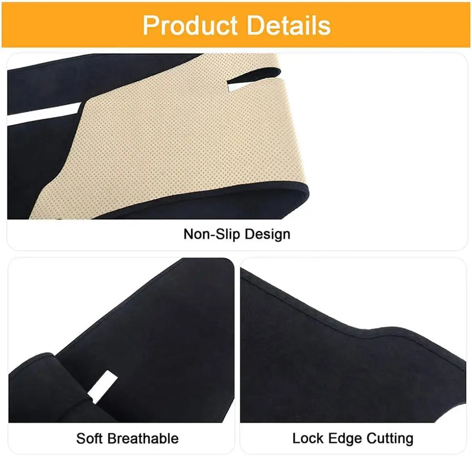 Car Dash Cover Mat Fit for Ford Mustang 1998-2004,Dashboard Pad Dash Mat Sunshade Gla alternate view