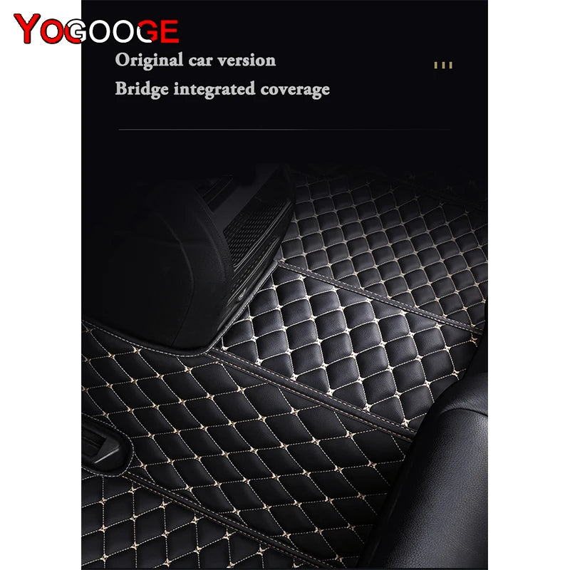 YOGOOGE Custom Car Floor Mats For Nissan Qashqai Auto Carpets Foot Coche Accessorie