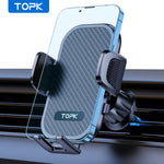 Car Phone Holder Air Vent Suction Cup Mount for iPhone Samsung Xiaomi close-up view