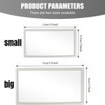 Car Sun Visor Mirror,Stainless Steel Sun-Shading Cosmetic Mirror for Wife Girlfriend,Seatback Makeup Mirror Stick on Car Vanity