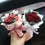 Fresh Flowers Mini Dried Flowers Bouquet for Car Air Vent Clips, Car Air Outlet Perfume Decoration, Air Fresheners Accessories