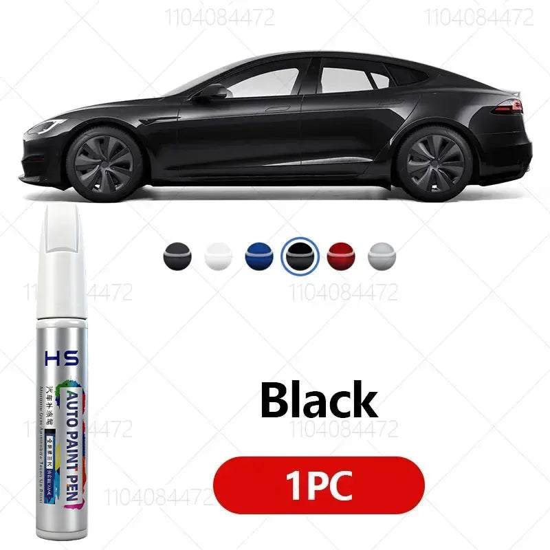 Tesla Model 3 Y X S Scratch Repair Paint Pen | Pearl White & Deepsea Blue Touch Up additional angle