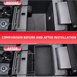 For Ford Explorer 2020-2025 Car Central Armrest Storage Box Console Organizer Center Tray Storage Car Accessories