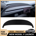 Dashboard Cover for Tesla New Model Y Juniper 2025+ | Suede Dash Mat with Anti-Glare and Sun Protect