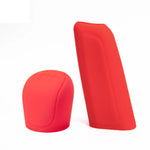 Silicone Gear Shift Knob Cover Handbrake Non Slip Grip Handle Case Automobiles Gear Sh close-up view