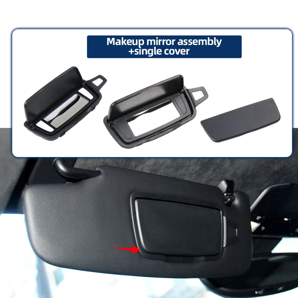 For Porsche Boxster Cayman 911 981 982 991 992 718 Car Left Right Sun Visor Vanity Mirror Cover or Assembly 98173103128