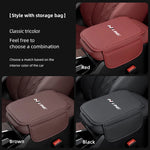 Car Armrest Pad Center Console Arm Rest Box Cover Protective Mat For Hyundai NLine I30 I20 I10 Venue Veloster Tucson Accent Kona
