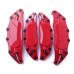 4Pcs Metal Car Wheel Caliper Covers Brake Caliper Anti Dust Protective Disc Shell for close-up view