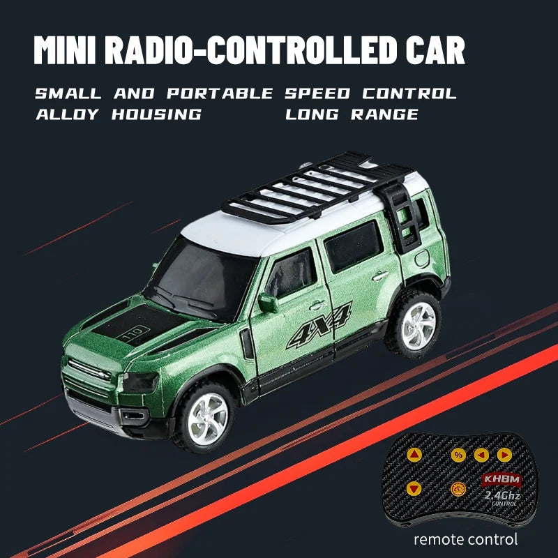 New RC Car MINI Alloy 1/64 Remote Control Car Convenient to Carry 60 Minutes of Wor additional angle