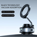 X98 Magnetic Phone Holder 360 Degree Rotating Folding Electric Vacuum Suction Phone Stand For Car Navigation Bracket