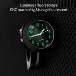 Motorcycle Handlebar Clock | Aluminum Refit Night Vision Waterproof Quartz Watch detail view