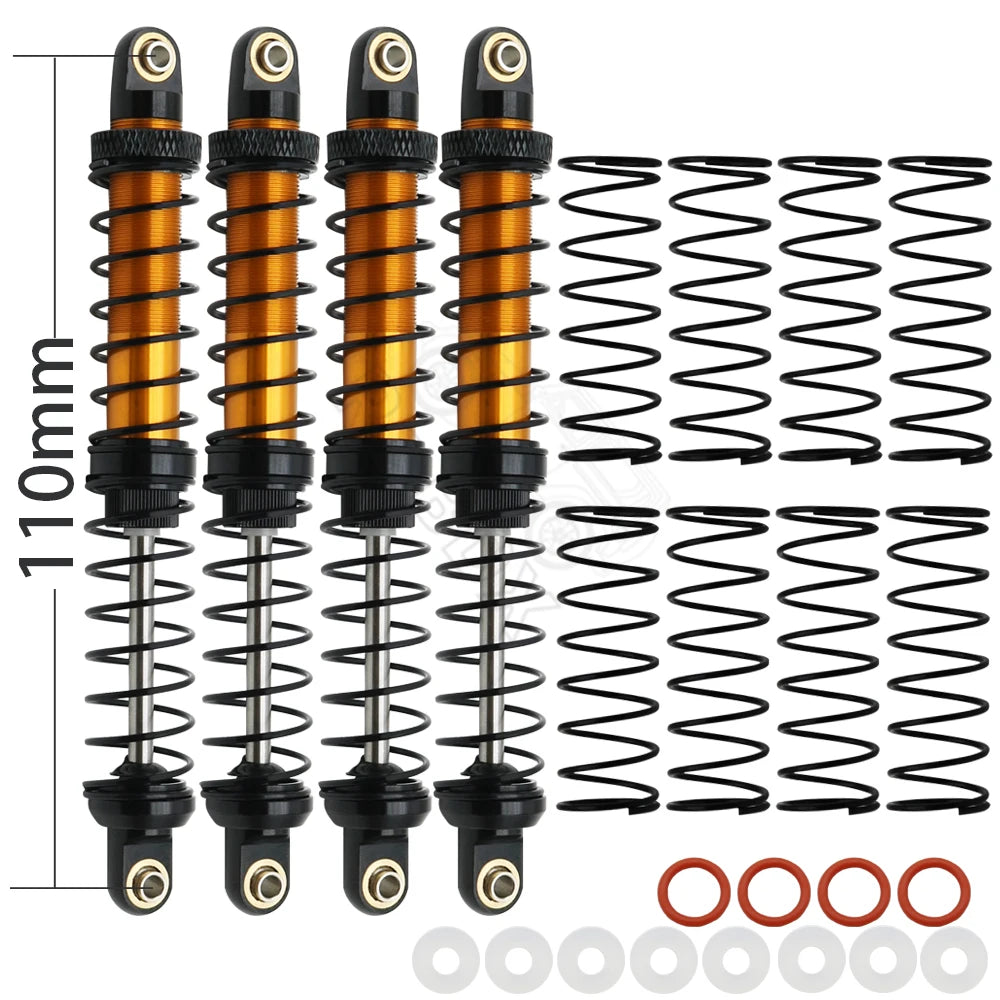 Metal Shock Absorber Oil Damper for 1/10 RC Crawler AXI03007 SCX10 TRX4 D90 alternate view