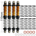 Metal Shock Absorber Oil Damper for 1/10 RC Crawler AXI03007 SCX10 D90 RBX10 TRX4 close-up view