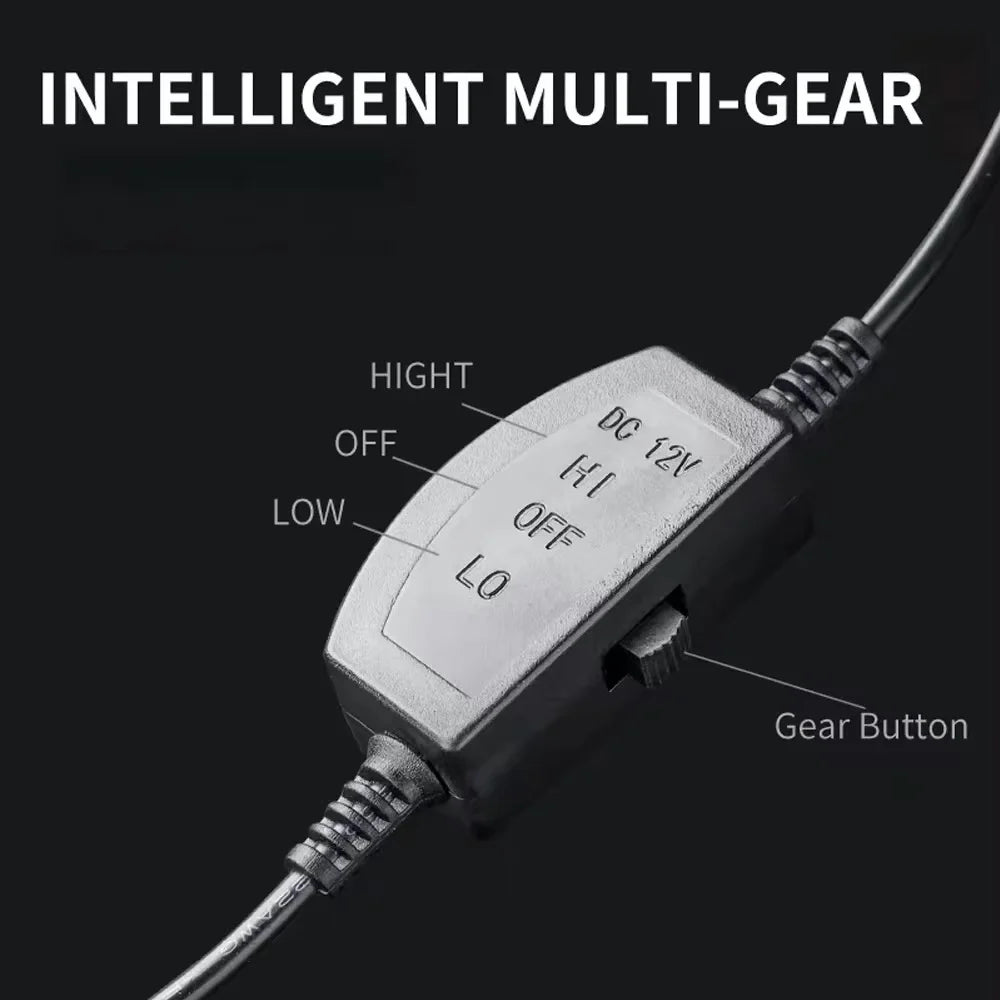 Heated Car Seat Cover 12V Winter Seat Cushion 2 Pcs additional angle